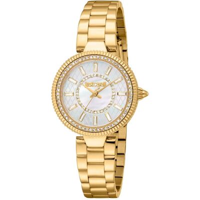 Just Cavalli, Armbanduhr, Glam Chic Ostentatious - JC1L308M0045, Gold, (Analoguhr, 30 mm) Just Cavalli, Armbanduhr, Glam Chic Ostentatious - JC1L308M0045, Gold, (Analoguhr, 30 mm)
