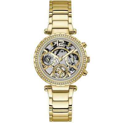 Guess Armbanduhr, Solstice, Gold, (Chronograph, 37 mm) Guess Armbanduhr, Solstice, Gold, (Chronograph, 37 mm)