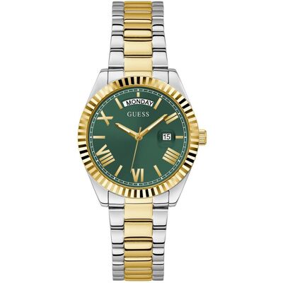 Guess Armbanduhr, Luna, Silber, (Analoguhr, 36 mm) Guess Armbanduhr, Luna, Silber, (Analoguhr, 36 mm)