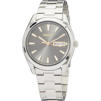 Seiko Armbanduhr, Men's, Silber, (Analoguhr, 40 mm) Seiko Armbanduhr, Men's, Silber, (Analoguhr, 40 mm)