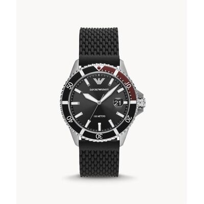 Giorgio Armani Exchange, Armbanduhr, Taucheruhr, Schwarz, (Taucheruhr, 43 mm) Giorgio Armani Exchange, Armbanduhr, Taucheruhr, Schwarz, (Taucheruhr, 43 mm)