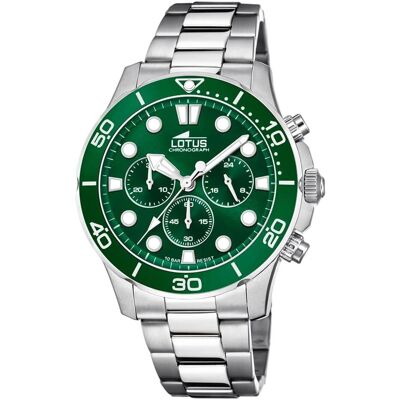 Lotus Armbanduhr, Excellent, Silber, (Chronograph, 44.50 mm) Lotus Armbanduhr, Excellent, Silber, (Chronograph, 44.50 mm)