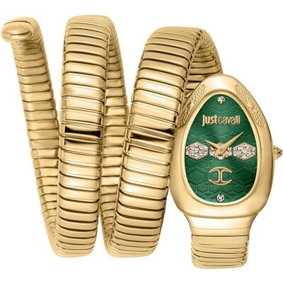 Just Cavalli, Armbanduhr, Signature Snake Cosenza - JC1L232M0035, Gold, (22 mm) Just Cavalli, Armbanduhr, Signature Snake Cosenza - JC1L232M0035, Gold, (22 mm)
