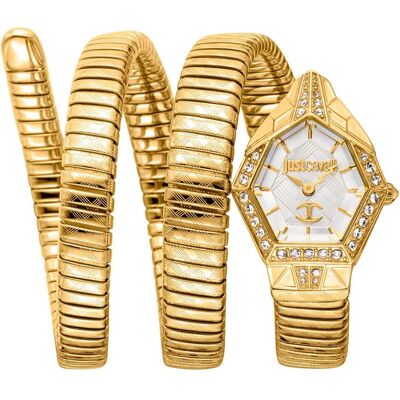 Just Cavalli, Armbanduhr, Signature Snake Mesmerizing, Gold, (Analoguhr, 23 mm) Just Cavalli, Armbanduhr, Signature Snake Mesmerizing, Gold, (Analoguhr, 23 mm)