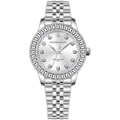 Roccobarocco, Armbanduhr, RB.0996L-01M, Silber, (Analoguhr, 42 mm) Roccobarocco, Armbanduhr, RB.0996L-01M, Silber, (Analoguhr, 42 mm)