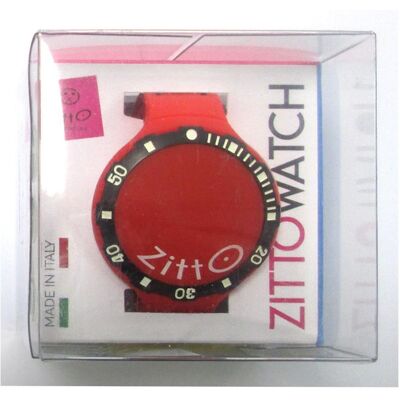 Zitto, Armbanduhr, Uhr Aktiv Silikon Zifferblatt, Rot, (36 mm) Zitto, Armbanduhr, Uhr Aktiv Silikon Zifferblatt, Rot, (36 mm)