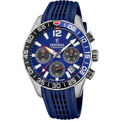 Festina, Armbanduhr, F20517/1 Sport Chronograph 44mm 10ATM, Blau, (Analoguhr, Chronograph, 44 mm) Festina, Armbanduhr, F20517/1 Sport Chronograph 44mm 10ATM, Blau, (Analoguhr, Chronograph, 44 mm)