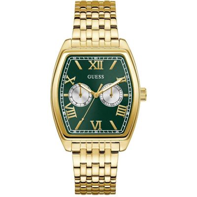 Guess Armbanduhr, - Gabriel GW0975G2, Gold, Grün, (Analoguhr, 38 mm) Guess Armbanduhr, - Gabriel GW0975G2, Gold, Grün, (Analoguhr, 38 mm)