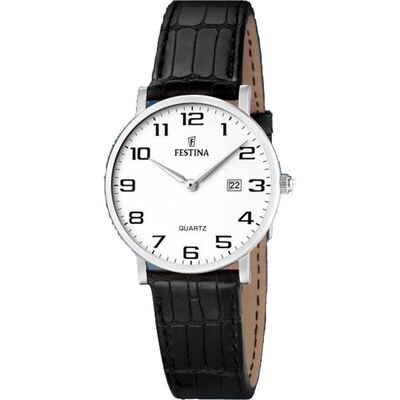 Festina, Armbanduhr, Klassik, Silber, Schwarz, Weiss, (Analoguhr, 31 mm) Festina, Armbanduhr, Klassik, Silber, Schwarz, Weiss, (Analoguhr, 31 mm)