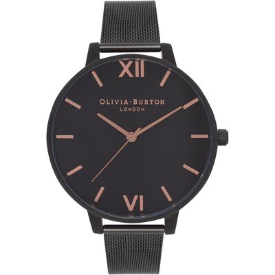 Olivia Burton, Armbanduhr, After Dark, Schwarz, (Analoguhr, 38 mm) Olivia Burton, Armbanduhr, After Dark, Schwarz, (Analoguhr, 38 mm)