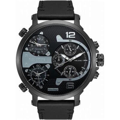 Paul Lorens, Armbanduhr, Herrenuhr PL11706A2-1A5 + BOX, Schwarz, Silber, (Chronograph, 52 mm) Paul Lorens, Armbanduhr, Herrenuhr PL11706A2-1A5 + BOX, Schwarz, Silber, (Chronograph, 52 mm)