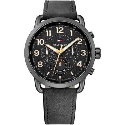 Tommy Hilfiger Armbanduhr, Briggs, Schwarz, (Chronograph, 46 mm) Tommy Hilfiger Armbanduhr, Briggs, Schwarz, (Chronograph, 46 mm)