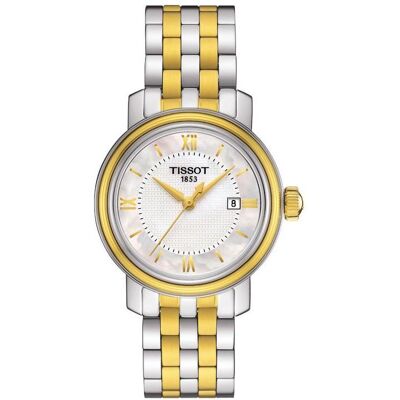 Tissot, Armbanduhr, Bridgeport Quartz Lady, Gold, Silber, (Analoguhr, Swiss Made, 29 mm) Tissot, Armbanduhr, Bridgeport Quartz Lady, Gold, Silber, (Analoguhr, Swiss Made, 29 mm)