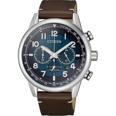 Citizen Armbanduhr, Sport, Blau, Silber, (Analoguhr, Chronograph, 43 mm) Citizen Armbanduhr, Sport, Blau, Silber, (Analoguhr, Chronograph, 43 mm)