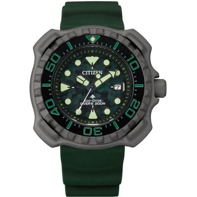 Citizen Armbanduhr, Cinturino in Poliuretano Promaster Eco-Drive 200M, Grün, (Taucheruhr) Citizen Armbanduhr, Cinturino in Poliuretano Promaster Eco-Drive 200M, Grün, (Taucheruhr)
