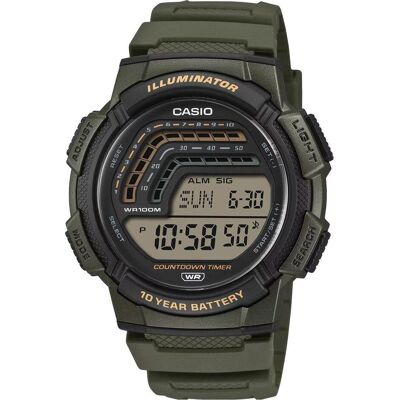 Casio Armbanduhr, WS-1800-3AVEF, Schwarz, Grün, Grau, (Digitaluhr, 48.20 mm) Casio Armbanduhr, WS-1800-3AVEF, Schwarz, Grün, Grau, (Digitaluhr, 48.20 mm)
