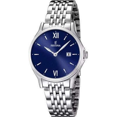 Festina, Armbanduhr, Klassik, Silber, Türkis, (Analoguhr, 31 mm) Festina, Armbanduhr, Klassik, Silber, Türkis, (Analoguhr, 31 mm)