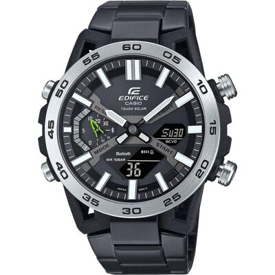 Casio Armbanduhr, ECB-2000DD-1AEF, Schwarz, (Analoguhr, Chronograph, Digitaluhr, 48 mm) Casio Armbanduhr, ECB-2000DD-1AEF, Schwarz, (Analoguhr, Chronograph, Digitaluhr, 48 mm)