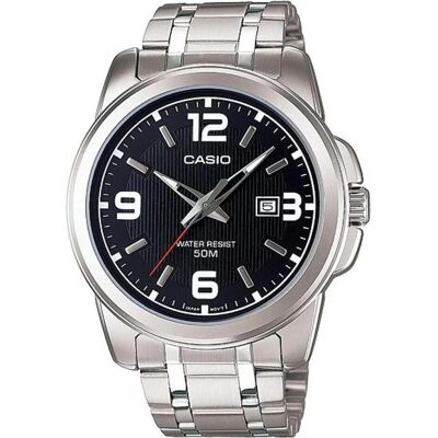 Casio Armbanduhr, Collection - MTP-1314D-1A, Schwarz, Grau, Silber, (45 mm) Casio Armbanduhr, Collection - MTP-1314D-1A, Schwarz, Grau, Silber, (45 mm)