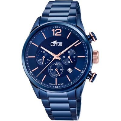 Lotus Armbanduhr, 18680/2 Chronograph, Blau, (Analoguhr, Chronograph, 43 mm) Lotus Armbanduhr, 18680/2 Chronograph, Blau, (Analoguhr, Chronograph, 43 mm)