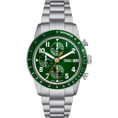 Fossil, Armbanduhr, Sport Tourer, Silber, (Chronograph, 42 mm) Fossil, Armbanduhr, Sport Tourer, Silber, (Chronograph, 42 mm)