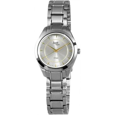 Excellanc, Armbanduhr, Just Watches Womens Watch XS Analog Quartz Titanium 48S41249CR, Silber, (Analoguhr) Excellanc, Armbanduhr, Just Watches Womens Watch XS Analog Quartz Titanium 48S41249CR, Silber, (Analoguhr)