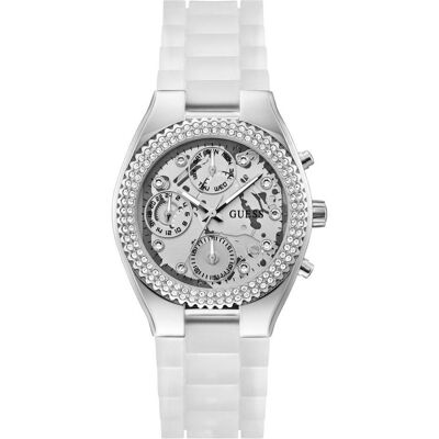 Guess Armbanduhr, Vermutlich Uhren Jelly GW0773L1, Silber, (37 mm) Guess Armbanduhr, Vermutlich Uhren Jelly GW0773L1, Silber, (37 mm)