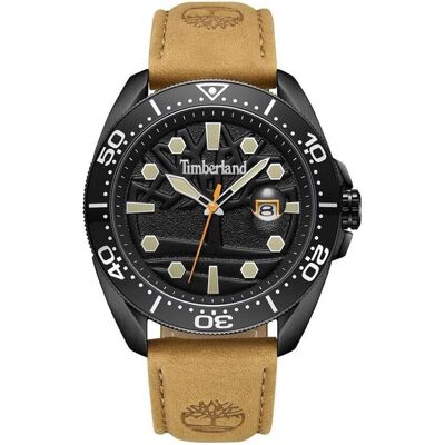 Timberland Armbanduhr, Outlet Uhr, Schwarz, Braun, (Analoguhr, 42 mm) Timberland Armbanduhr, Outlet Uhr, Schwarz, Braun, (Analoguhr, 42 mm)
