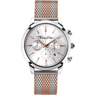 Thomas Sabo, Armbanduhr, Herrenuhr Rebel, Mehrfarbig, (Chronograph, 42 mm) Thomas Sabo, Armbanduhr, Herrenuhr Rebel, Mehrfarbig, (Chronograph, 42 mm)