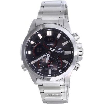Casio Armbanduhr, Edifice Smartphone Link Analogico Digitale al Quarzo, Silber, (Analoguhr, 48.70 mm) Casio Armbanduhr, Edifice Smartphone Link Analogico Digitale al Quarzo, Silber, (Analoguhr, 48.70 mm)