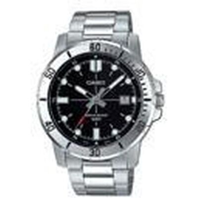 Casio Armbanduhr, Enticer MTP-VD01D-1EV, Silber, (Analoguhr, 45 mm) Casio Armbanduhr, Enticer MTP-VD01D-1EV, Silber, (Analoguhr, 45 mm)