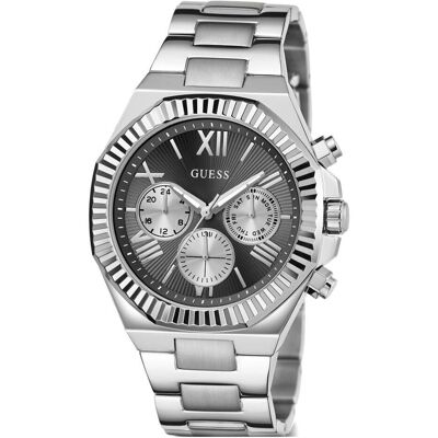Guess Armbanduhr, Laikrodis Watches GENTS GW0703G1, Silber, (Analoguhr) Guess Armbanduhr, Laikrodis Watches GENTS GW0703G1, Silber, (Analoguhr)