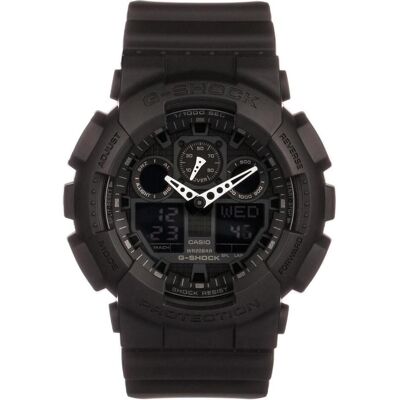 G-Shock, Armbanduhr, Ga-100-1a1, Schwarz, (Hybrid Uhr, 51.20 mm) G-Shock, Armbanduhr, Ga-100-1a1, Schwarz, (Hybrid Uhr, 51.20 mm)