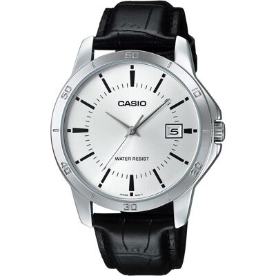 Casio Armbanduhr, MTP-V004L-7A, Weiss, Schwarz, Silber, (30 mm) Casio Armbanduhr, MTP-V004L-7A, Weiss, Schwarz, Silber, (30 mm)