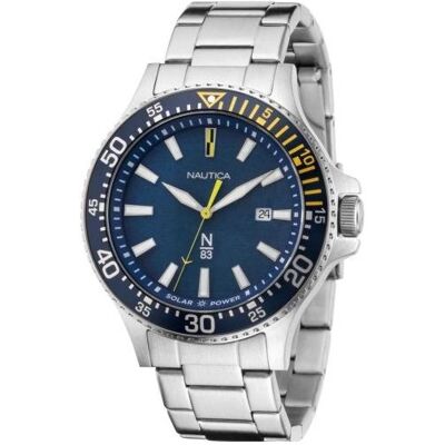 Nautica, Armbanduhr, NAPCBF206, Silber, (Analoguhr, Chronograph, 42 mm) Nautica, Armbanduhr, NAPCBF206, Silber, (Analoguhr, Chronograph, 42 mm)