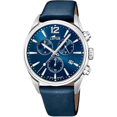 Lotus Armbanduhr, 18691/1 Chronograph, Silber, Blau, (Chronograph, 36 mm) Lotus Armbanduhr, 18691/1 Chronograph, Silber, Blau, (Chronograph, 36 mm)