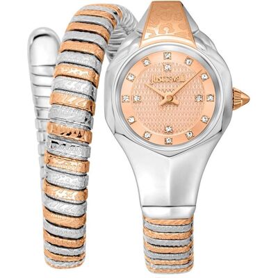 Just Cavalli, Armbanduhr, Signature Snake Amalfi - JC1L270M0065, Silber, (22 mm) Just Cavalli, Armbanduhr, Signature Snake Amalfi - JC1L270M0065, Silber, (22 mm)