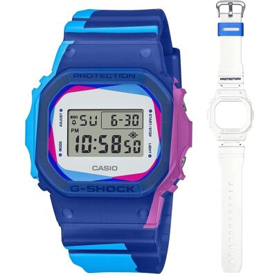 Casio Armbanduhr, DWE-5600PR-2ER, Blau, (Digitaluhr) Casio Armbanduhr, DWE-5600PR-2ER, Blau, (Digitaluhr)