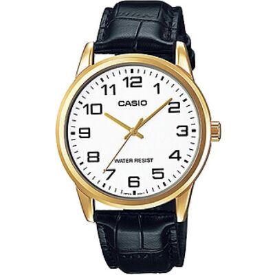 Casio Armbanduhr, Standard, Gold, Blau, Schwarz, (38 mm) Casio Armbanduhr, Standard, Gold, Blau, Schwarz, (38 mm)