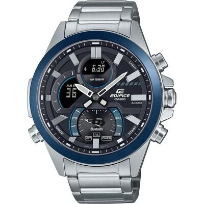 Casio Armbanduhr, Analoge Quarzuhr für Männer mit, Silber, (Analoguhr, Digitaluhr) Casio Armbanduhr, Analoge Quarzuhr für Männer mit, Silber, (Analoguhr, Digitaluhr)