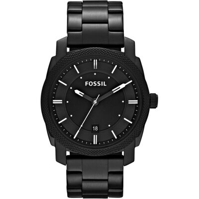 Fossil, Armbanduhr, Machine, Schwarz, (Analoguhr, 42 mm) Fossil, Armbanduhr, Machine, Schwarz, (Analoguhr, 42 mm)