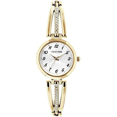 TrendyKiss, Armbanduhr, Ladies watch analogue quartz with metal bracelet TM1017702 Gold Classic Gold Classic, Gold, (Analoguhr, 32 mm) TrendyKiss, Armbanduhr, Ladies watch analogue quartz with metal bracelet TM1017702 Gold Classic Gold Classic, Gold, (Analoguhr, 32 mm)