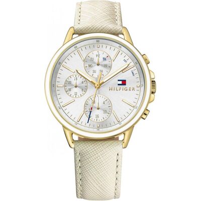 Tommy Hilfiger Armbanduhr, Carly, Weiss, (Analoguhr, 40 mm) Tommy Hilfiger Armbanduhr, Carly, Weiss, (Analoguhr, 40 mm)