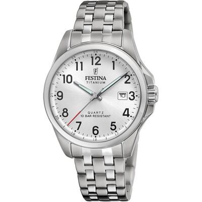 Festina, Armbanduhr, F20696/1, Silber, (Analoguhr, 41 mm) Festina, Armbanduhr, F20696/1, Silber, (Analoguhr, 41 mm)