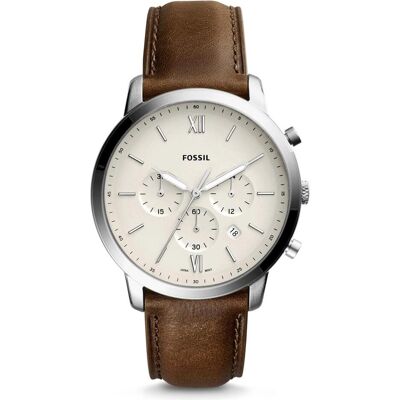 Fossil, Armbanduhr, Neutra, Braun, (Chronograph, 44 mm) Fossil, Armbanduhr, Neutra, Braun, (Chronograph, 44 mm)
