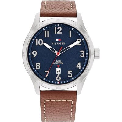 Tommy Hilfiger Armbanduhr, Forrest, Silber, (Analoguhr, 43 mm) Tommy Hilfiger Armbanduhr, Forrest, Silber, (Analoguhr, 43 mm)