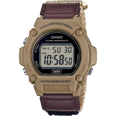 Casio Armbanduhr, Collection - W-219HB-5A, Beige, (Digitaluhr, 47 mm) Casio Armbanduhr, Collection - W-219HB-5A, Beige, (Digitaluhr, 47 mm)