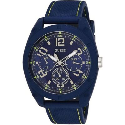 Guess Armbanduhr, Mod. W1256G3, Blau, (46 mm) Guess Armbanduhr, Mod. W1256G3, Blau, (46 mm)
