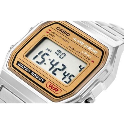 Casio Vintage, Armbanduhr, A158wea-9ef, Silber, (Digitaluhr, 36.80 mm) Casio Vintage, Armbanduhr, A158wea-9ef, Silber, (Digitaluhr, 36.80 mm)