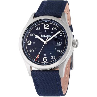 Timberland Armbanduhr, Cornwall, Blau, Silber, (Analoguhr, 42 mm) Timberland Armbanduhr, Cornwall, Blau, Silber, (Analoguhr, 42 mm)